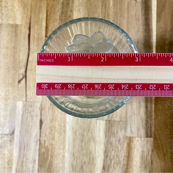 Arcoroc France Vintage Canterbury Crocus Clear Glass Cups Coffee Mugs 1960’s - Picture 9 of 10